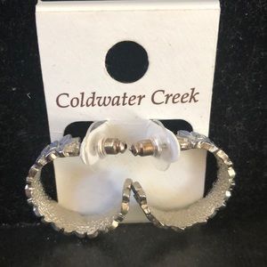 Coldwater Creek Primrose Hoop Earrings